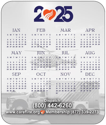 2025 Calendar Mousepad