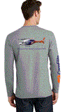 T-Shirt - Long Sleeve Ring Spun Cotton Bell 429 Helicopter