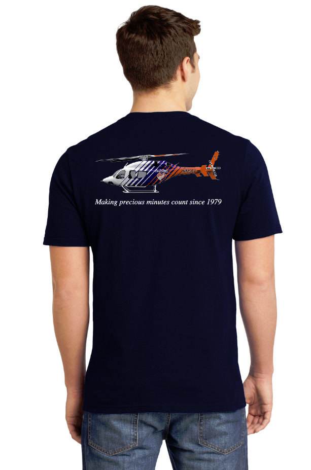 T-Shirt - Short Sleeve Ring Spun Cotton Bell 429 Helicopter
